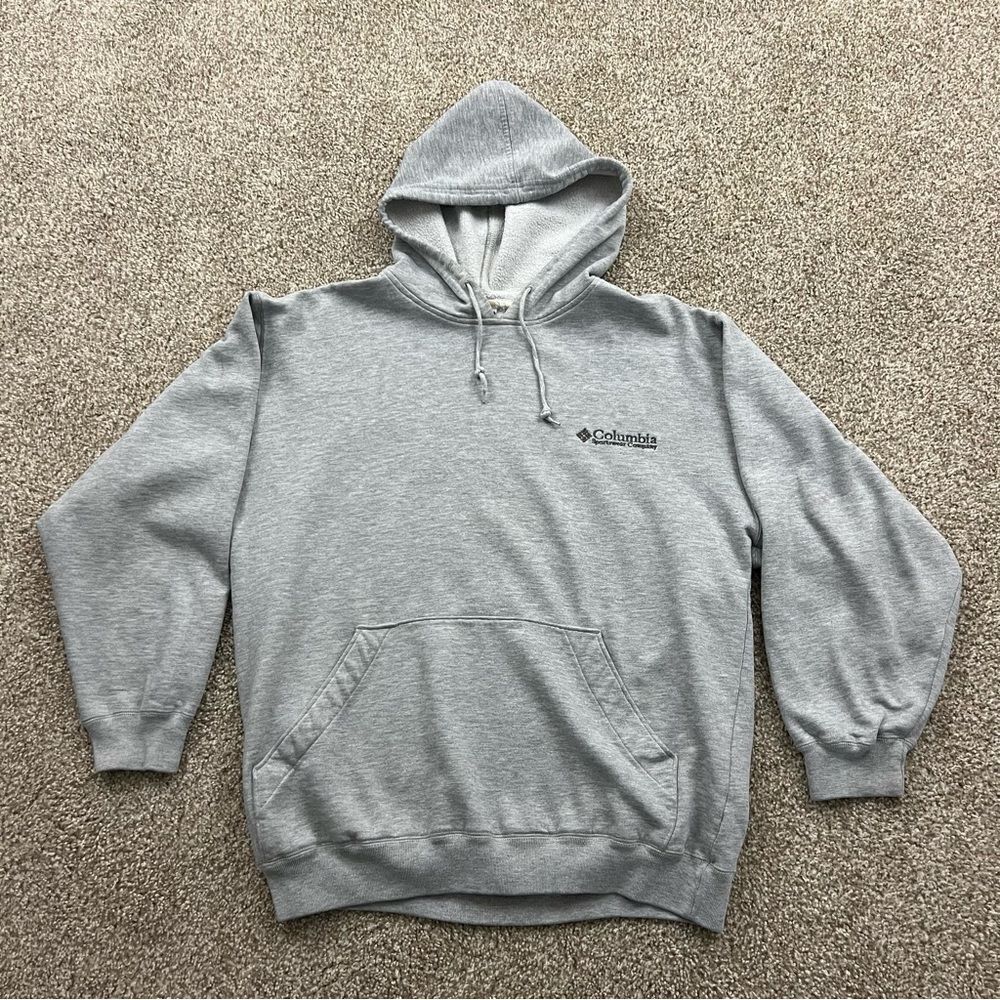 Vintage Boxy Columbia Sportswear Hooded Sweatshirt men's M